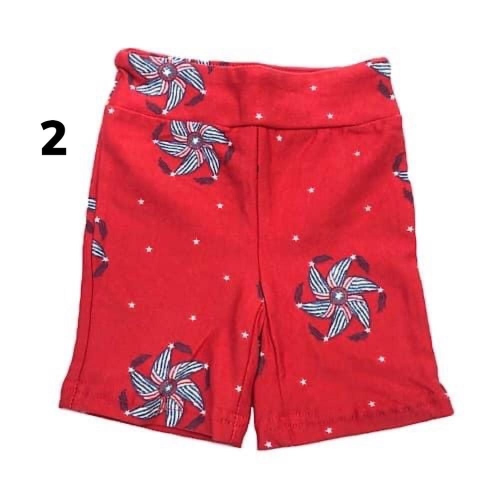 Lularoe Kids Biker Shorts Americana Collection